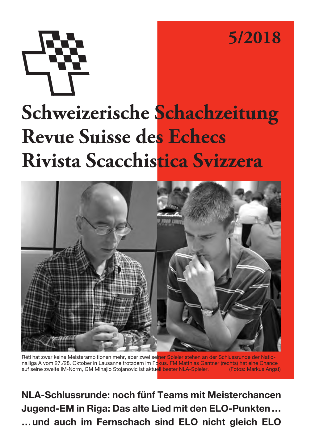 Schweizerische Schachzeitung 2018