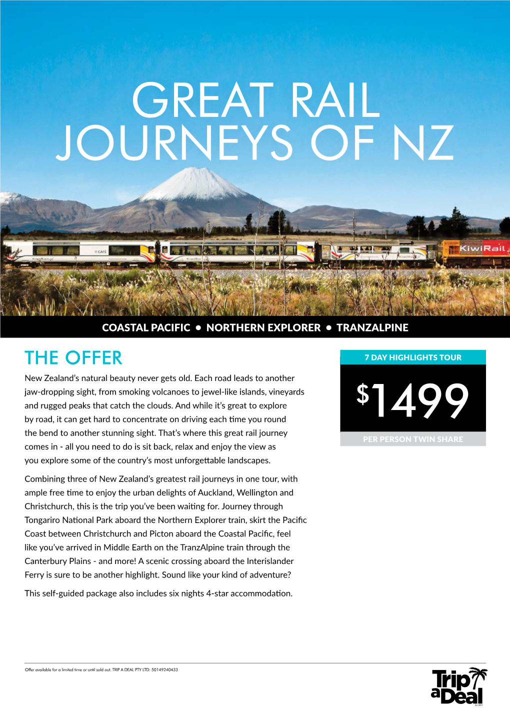 Great Rail Journeys of Nz