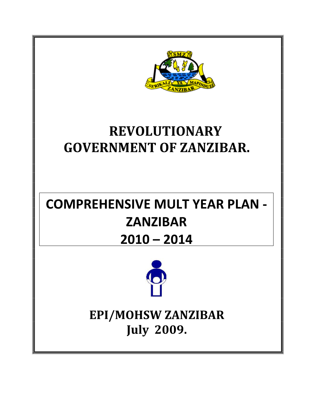 Comprehensive Mult Year Plan