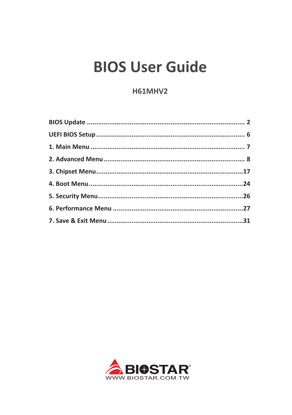 BIOS User Guide