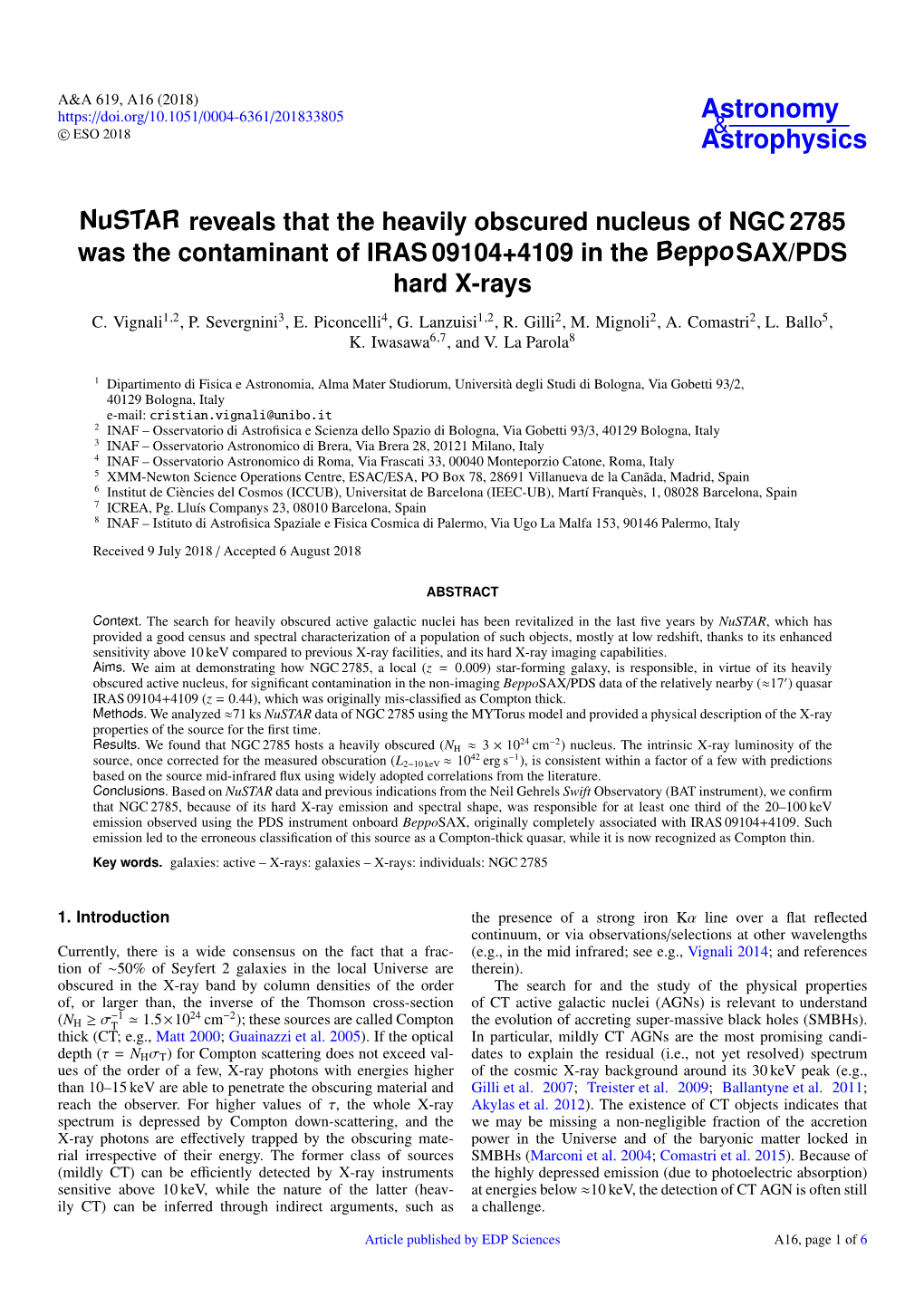 Nustar Reveals That the Heavily Obscured Nucleus of NGC 2785 Was the Contaminant of IRAS 09104+4109 in the Bepposax/PDS Hard X-Rays C