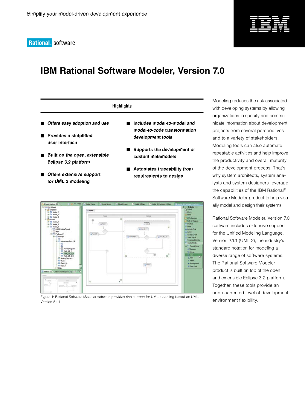 IBM Rational Software Modeler, Version 7.0