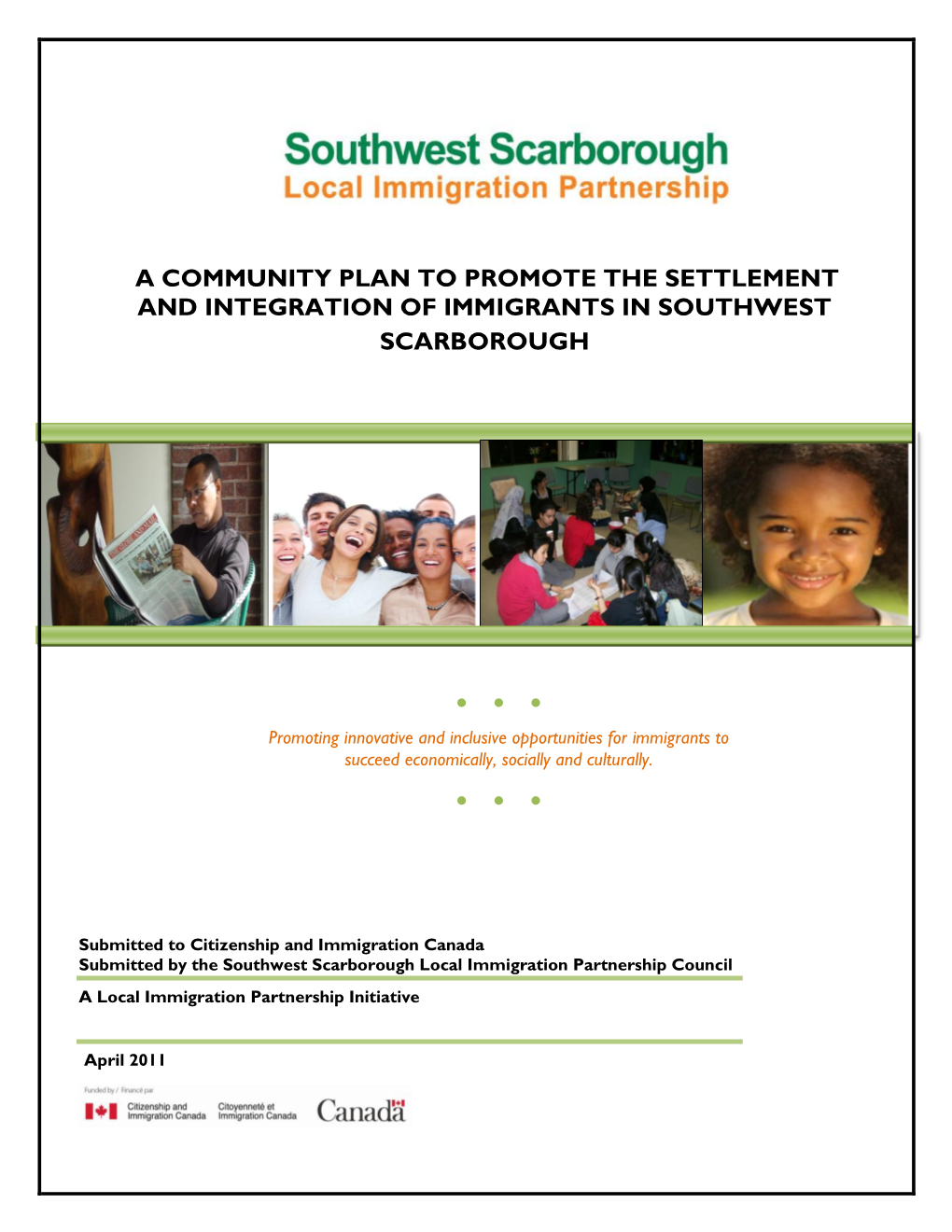 Southwest Scarborough Local Immigration Partnership Council