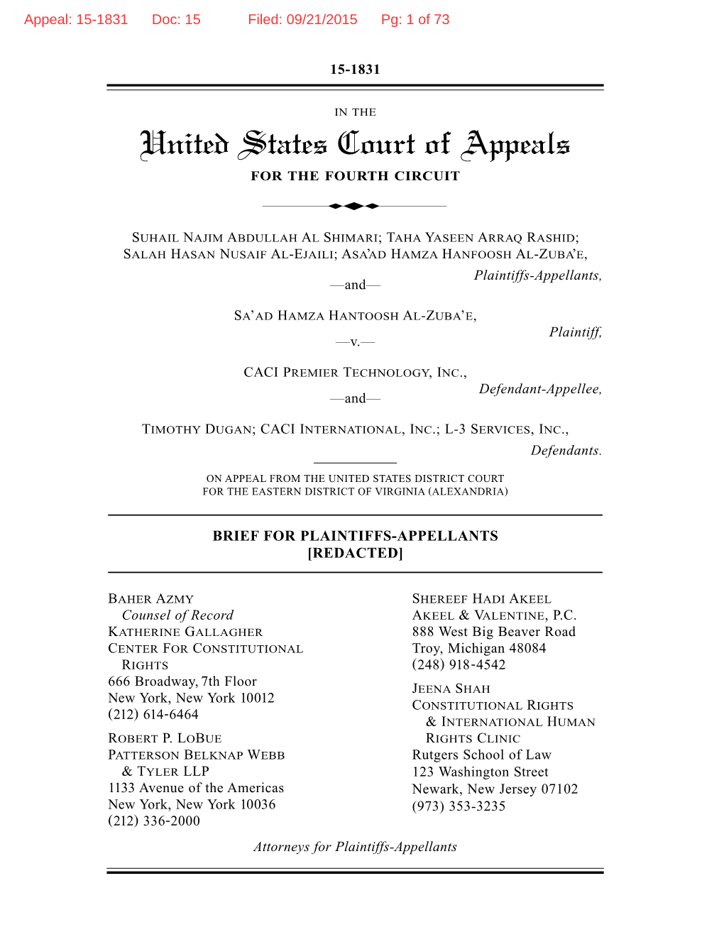 United States Court of Appeals for the FOURTH CIRCUIT