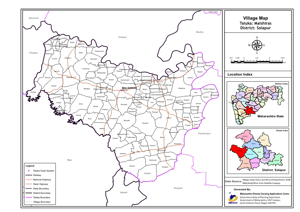 Village Map Taluka: Malshiras District: Solapur Madha