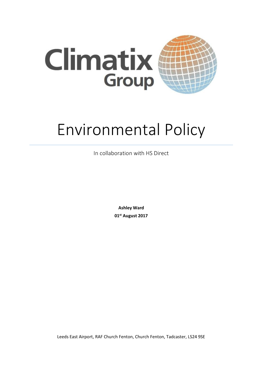 Environmental Policy