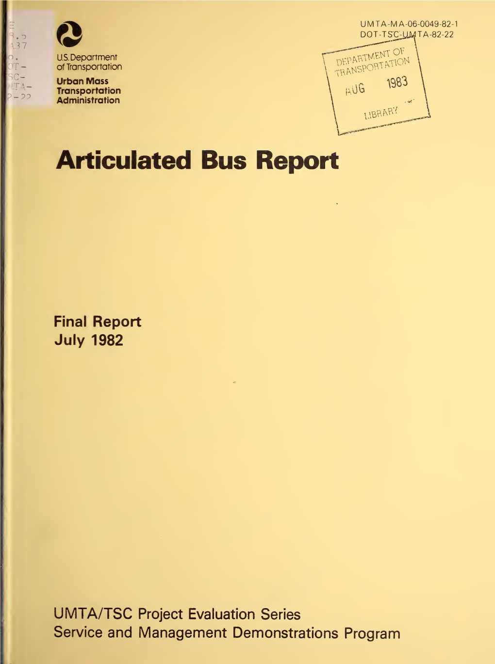 Articulated Bus Report