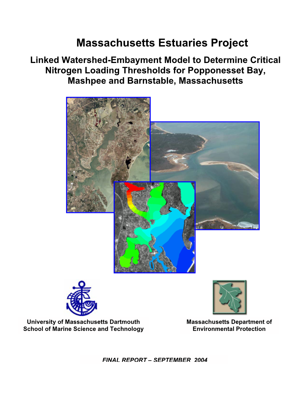 Massachusetts Estuaries Project