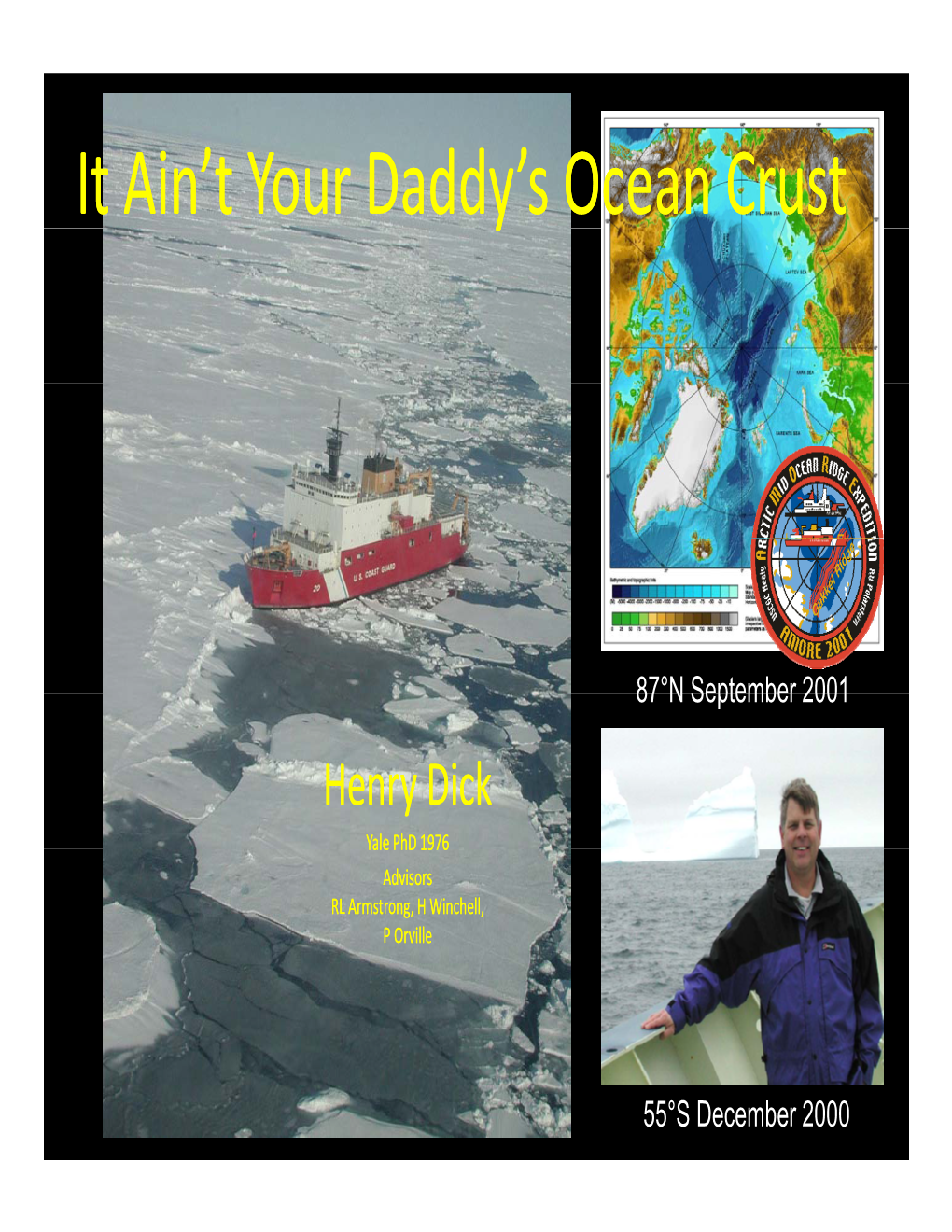 It Ain't Your Daddy's Ocean Crust Y