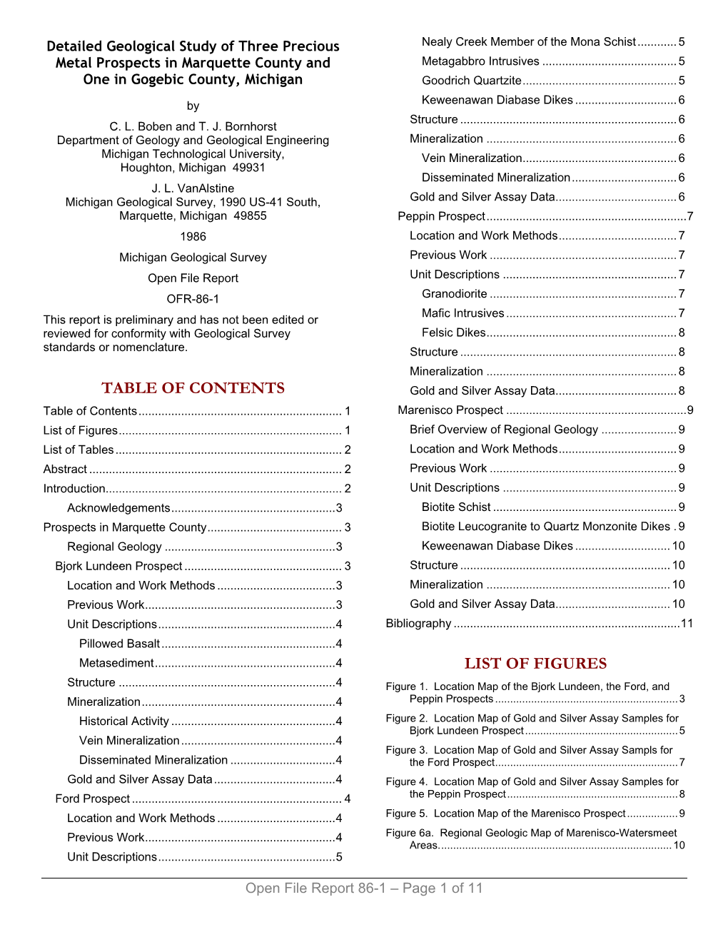 Table of Contents List of Figures