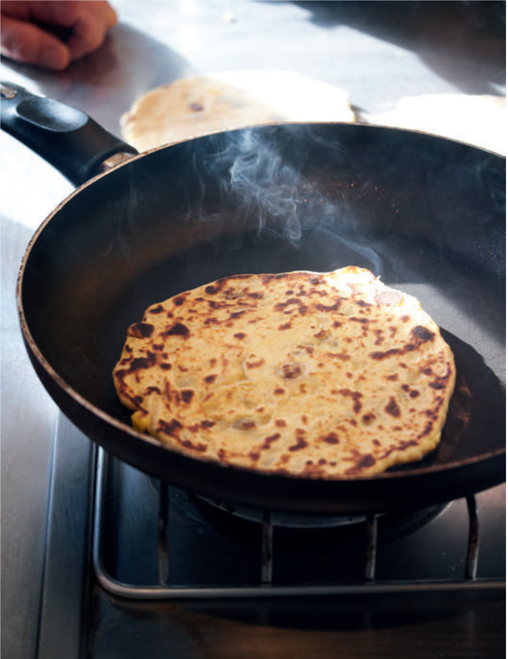 Curried Naan with Sultanas