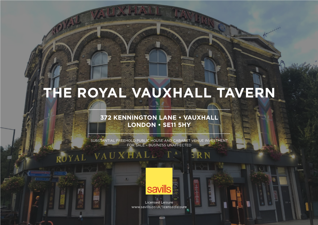 The Royal Vauxhall Tavern