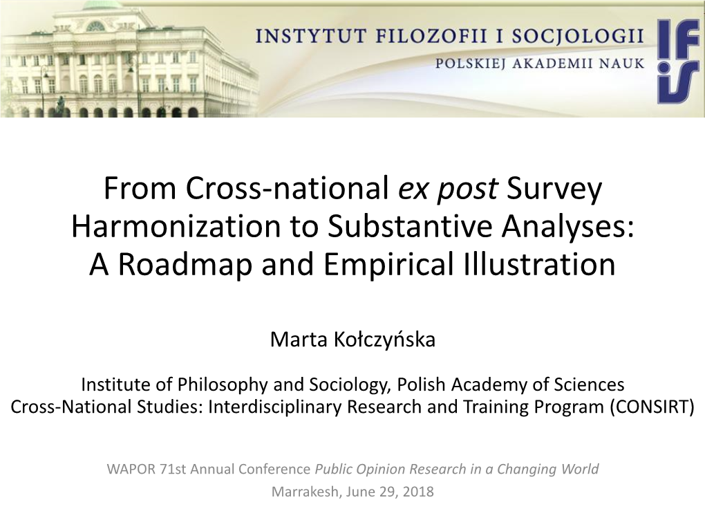 Sampling Schemes and Survey Quality in Cross-National Surveys