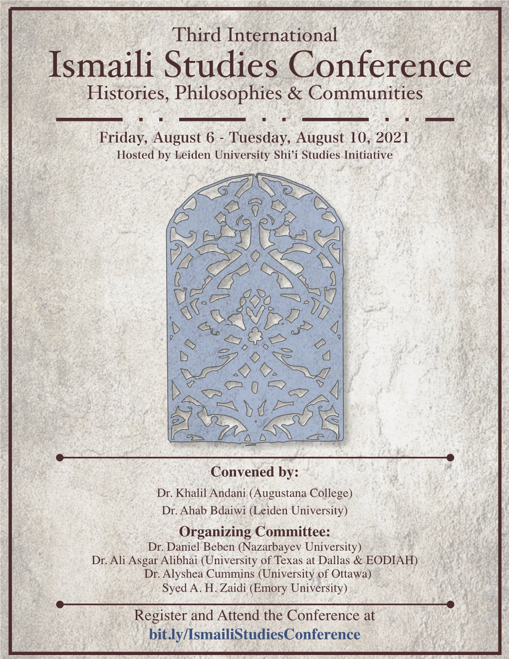 2021 Ismaili Studies Conference