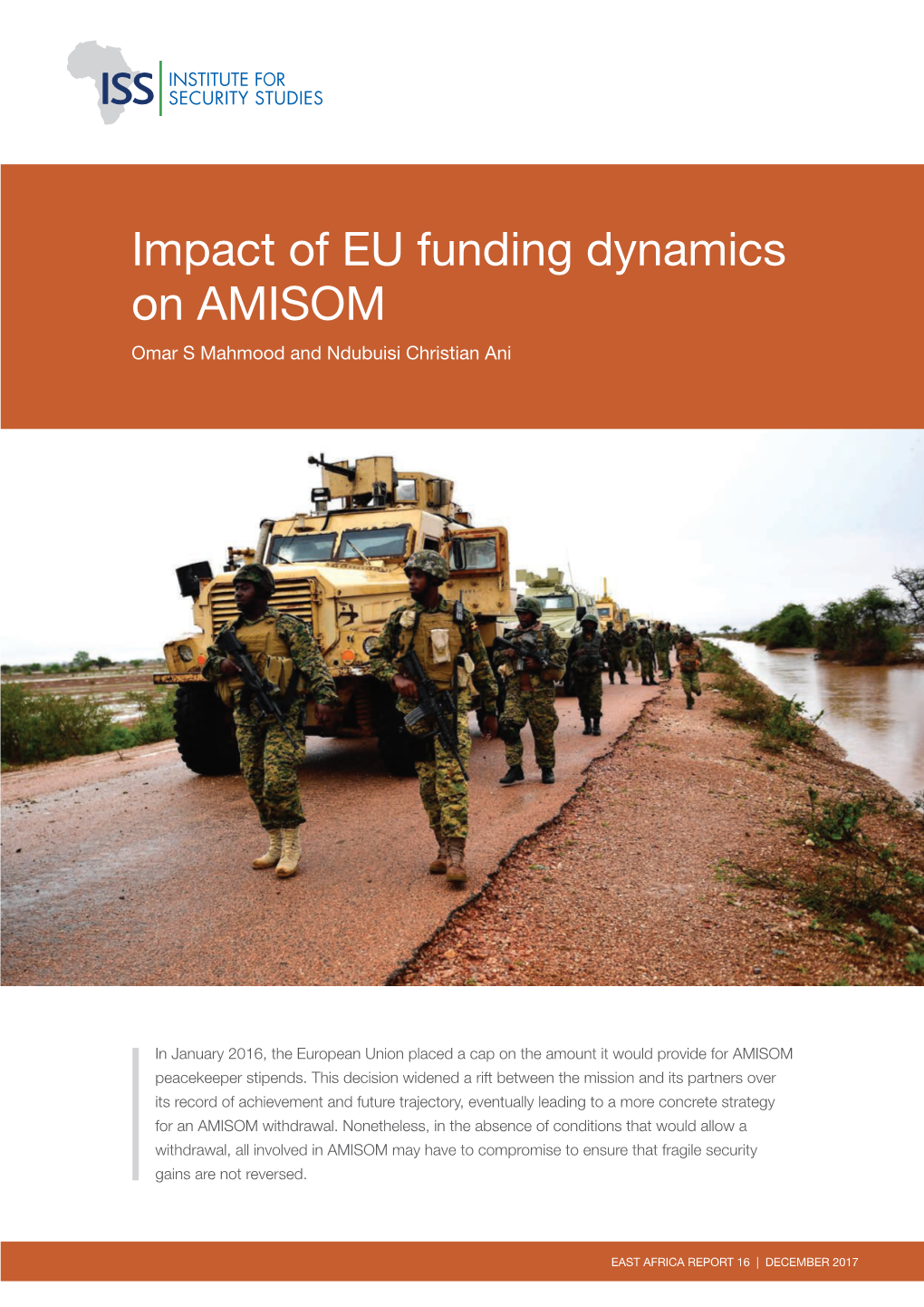 Impact of EU Funding Dynamics on AMISOM Omar S Mahmood and Ndubuisi Christian Ani