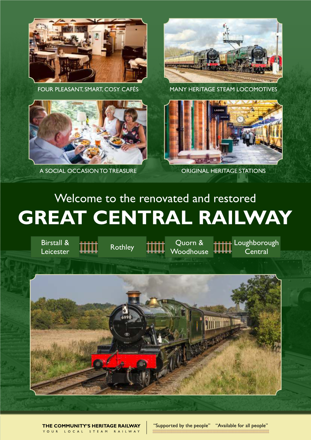 Welcome to the Restored and Renovated Great Central Railway