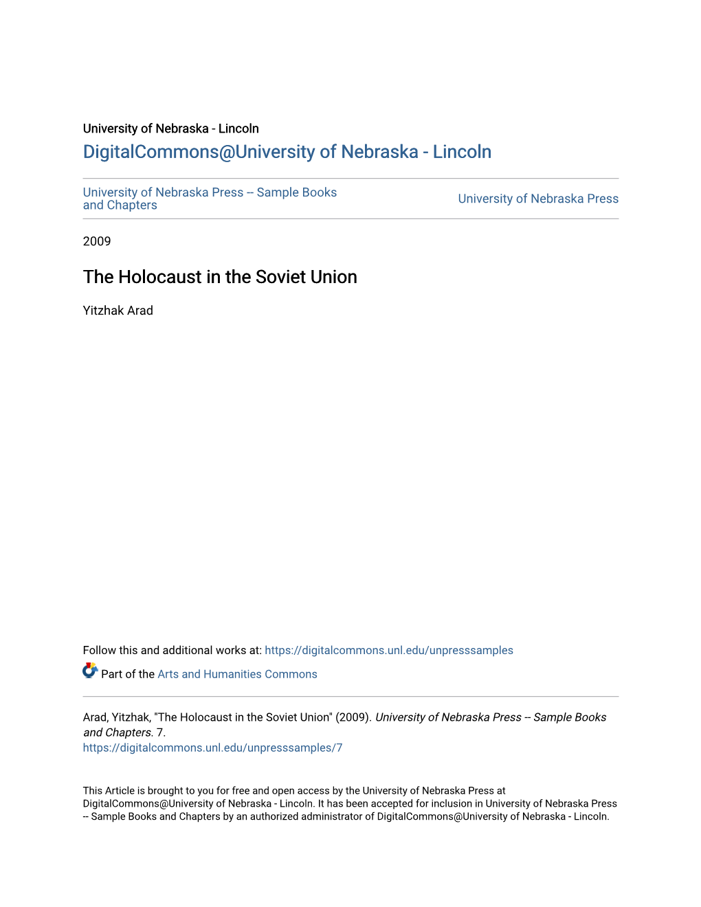 The Holocaust in the Soviet Union