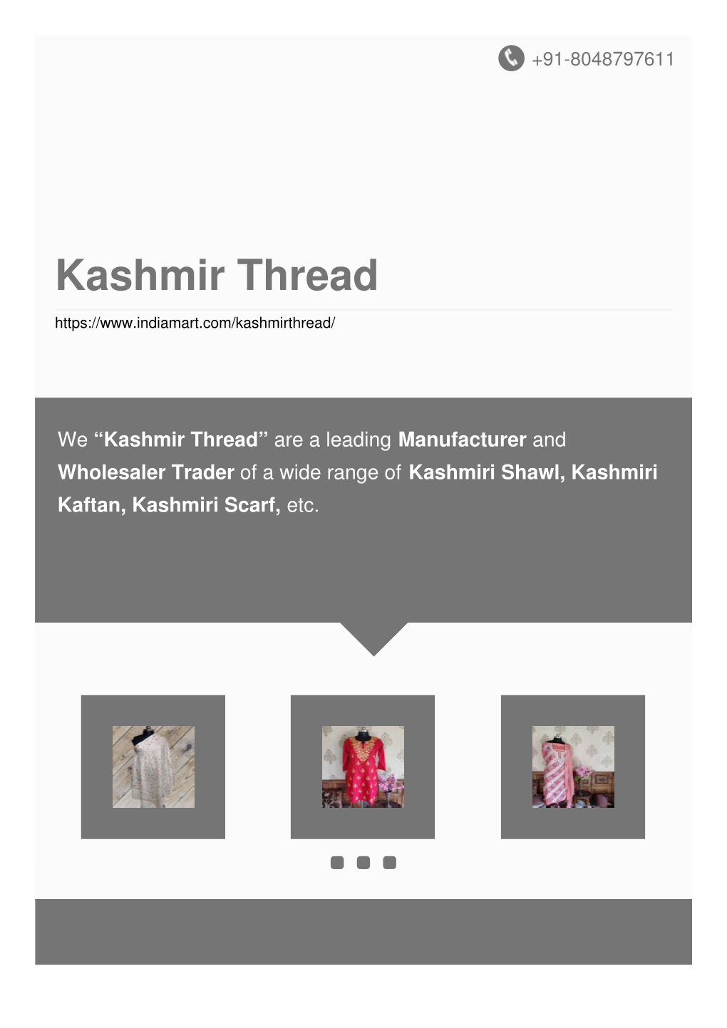 Kashmir Thread