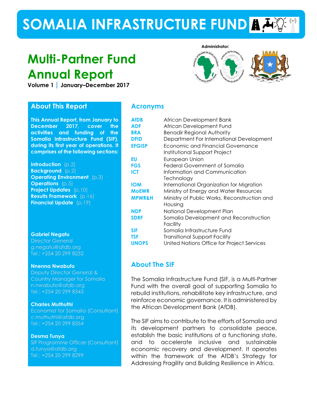 Somalia Infrastructure Fund