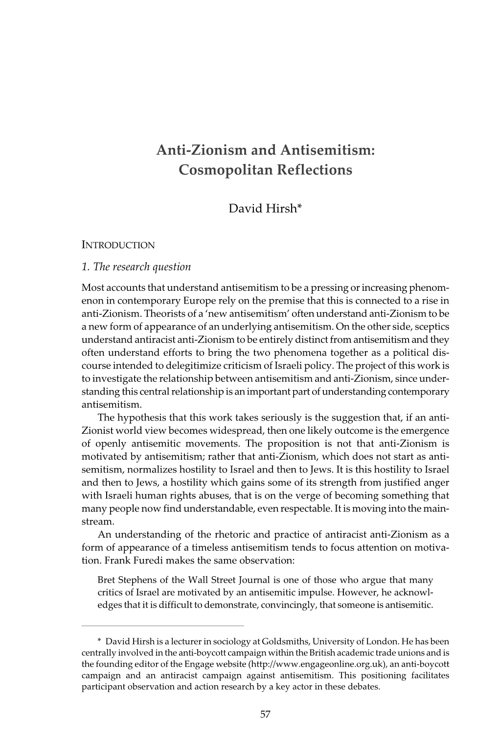 Anti-Zionism and Antisemitism