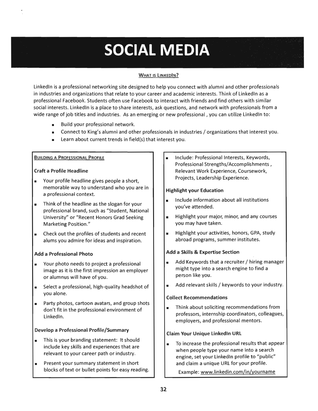 Social Media Resource