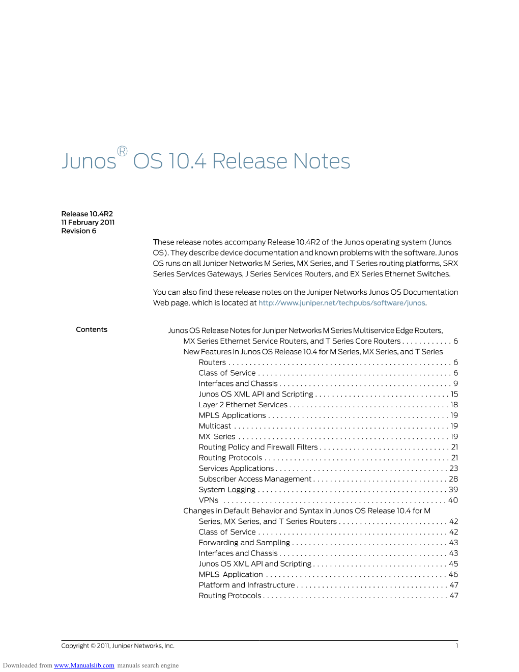 OS 10.4 Release Notes