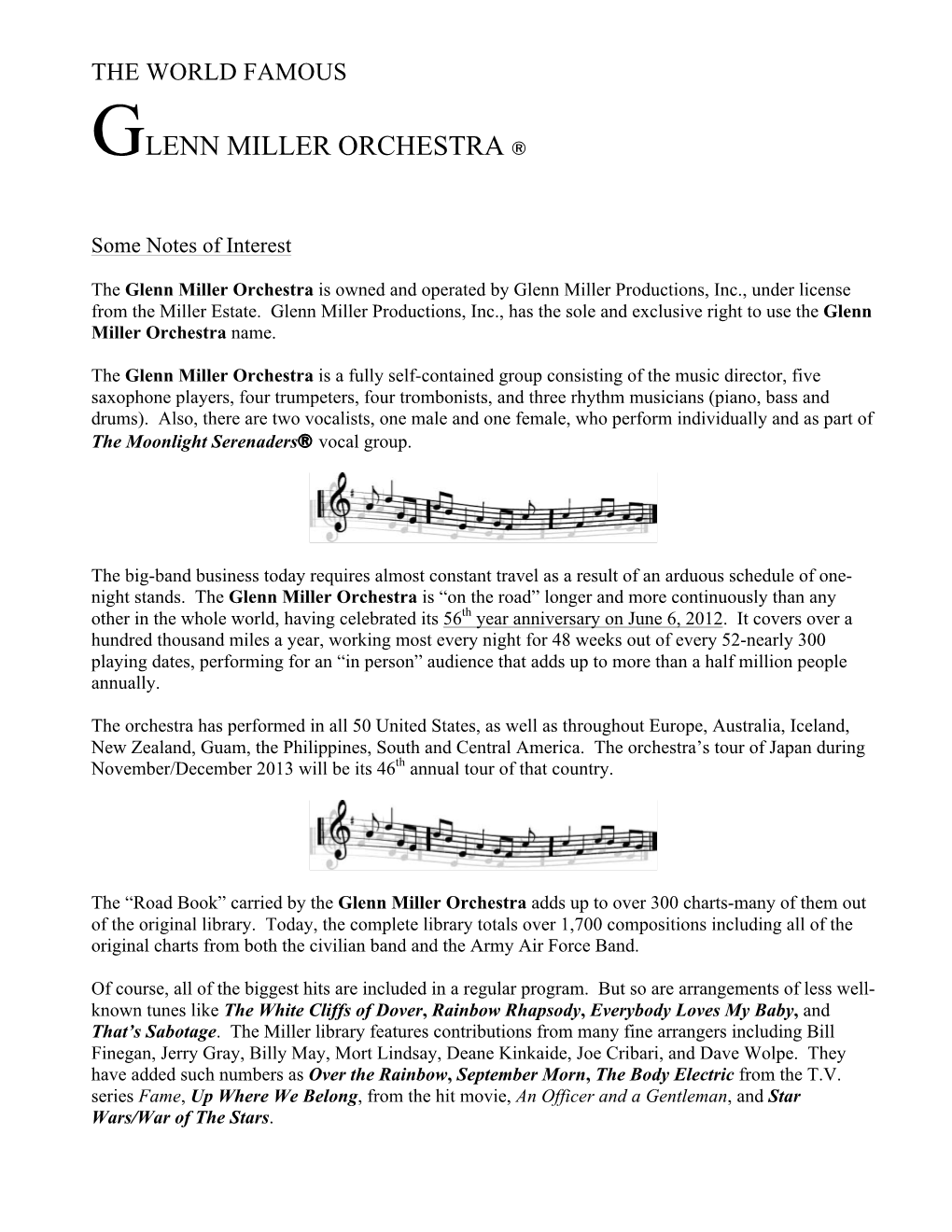 Glenn Miller Orchestra ®
