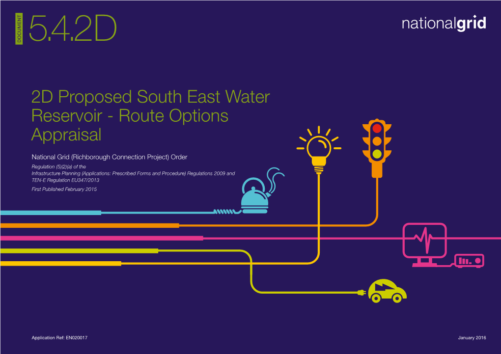 2D Proposed South East Water Reservoir - Route Options Appraisal