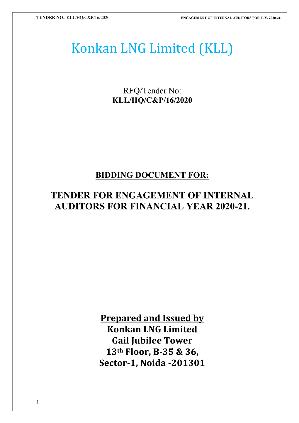 Konkan LNG Limited (KLL)