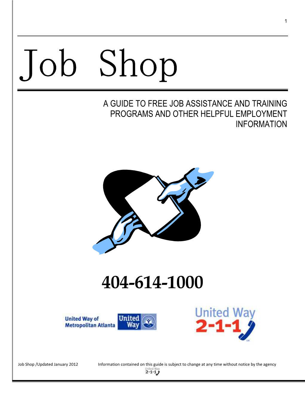 Job Resources Guide 2012