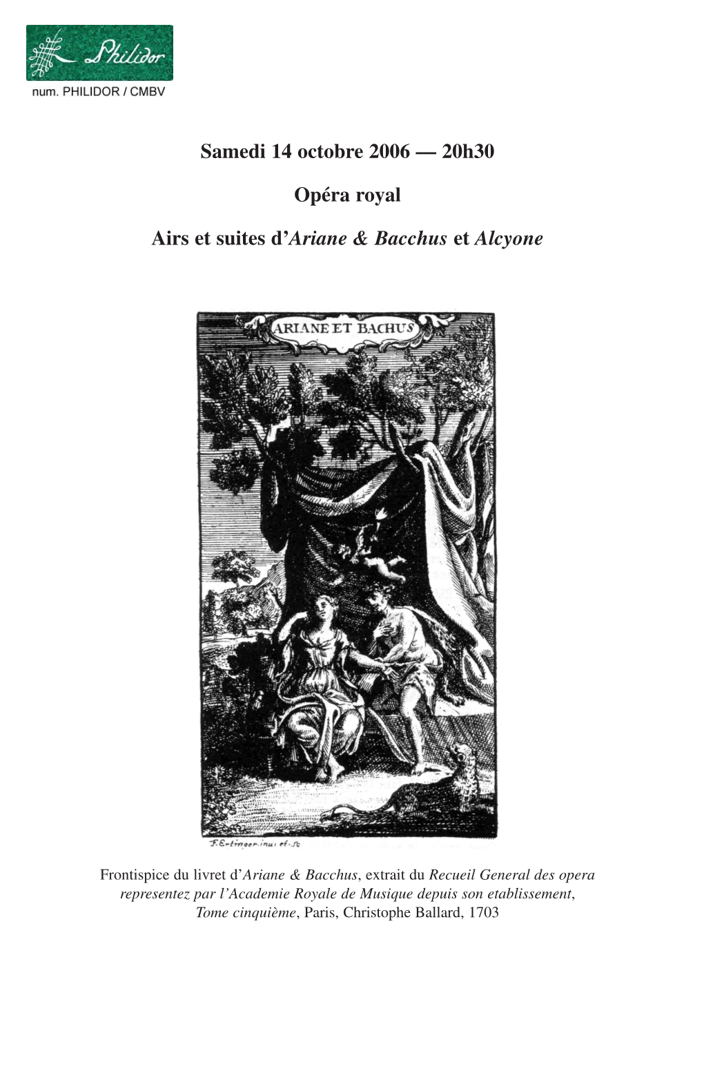 CMBV-2006-Extraits D'ariane & Bacchus Et Alcyone.Pdf