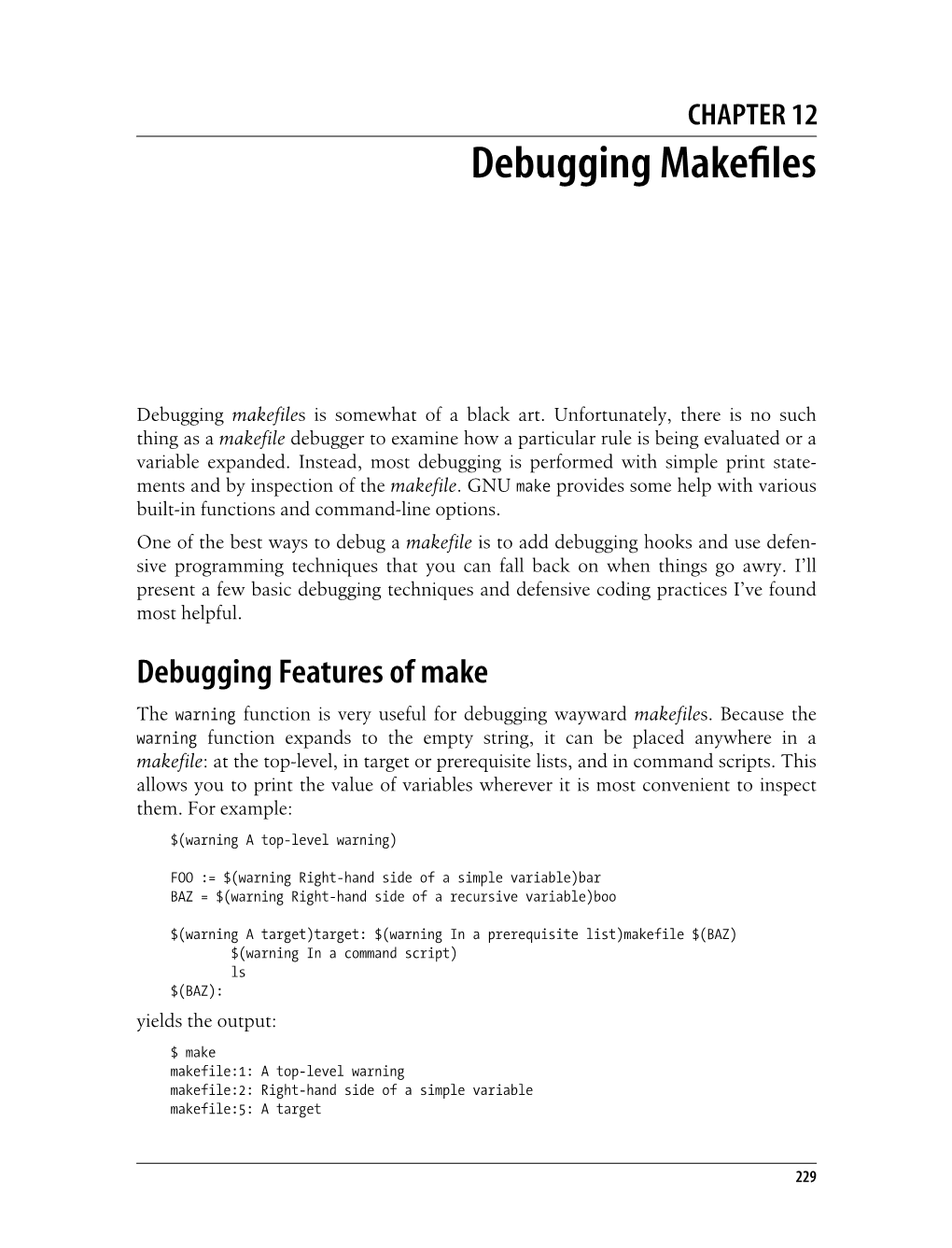 Debugging Makefiles Is Somewhat of a Black Art