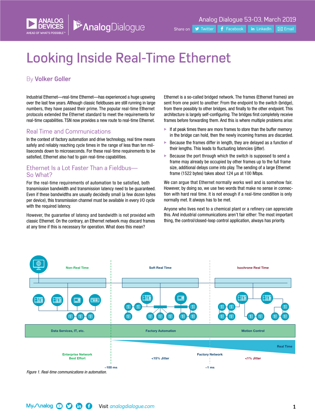 Looking Inside Real-Time Ethernet