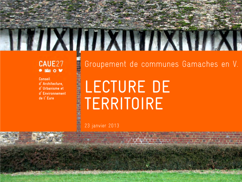 Lecture De Territoire