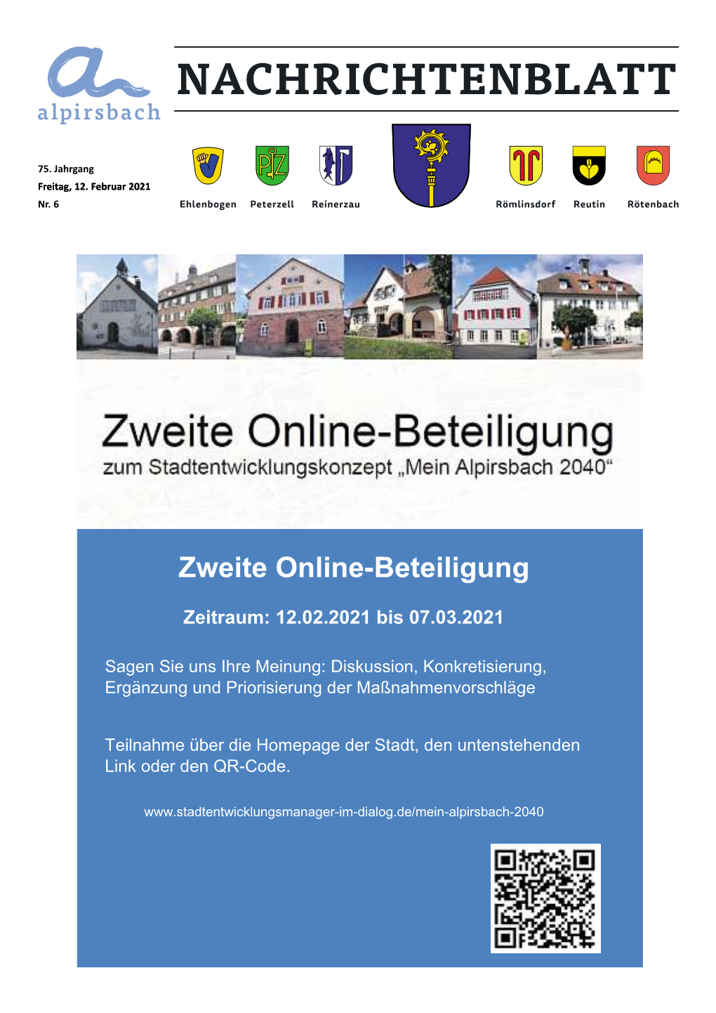 Zweite Online-Beteiligung