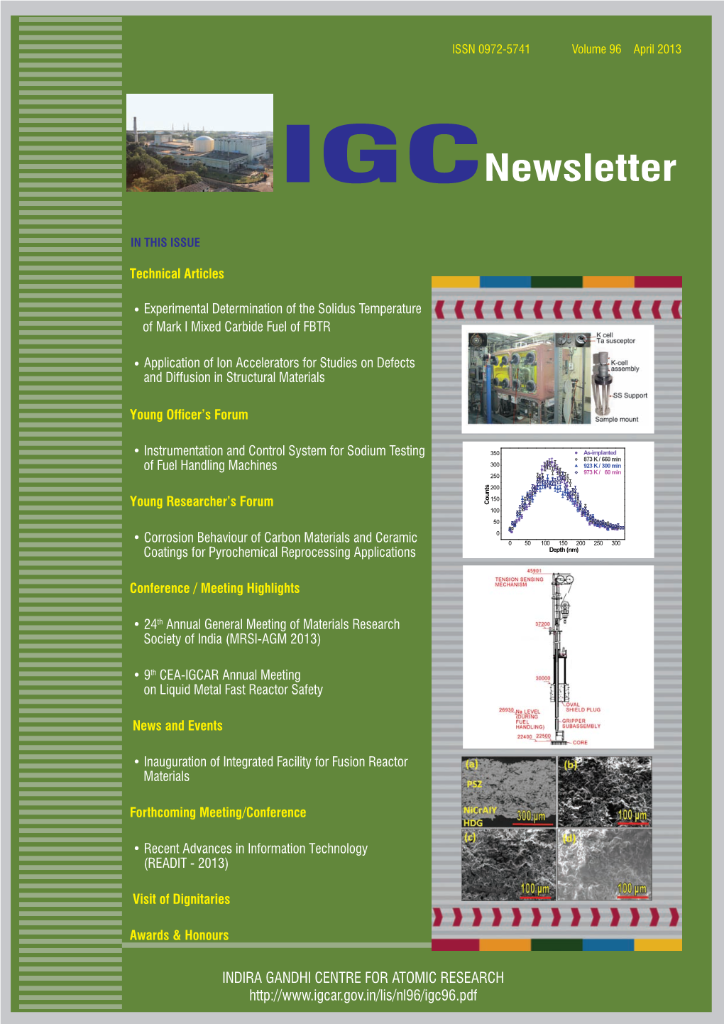 IGC Newsletter Vol.96 April 2013