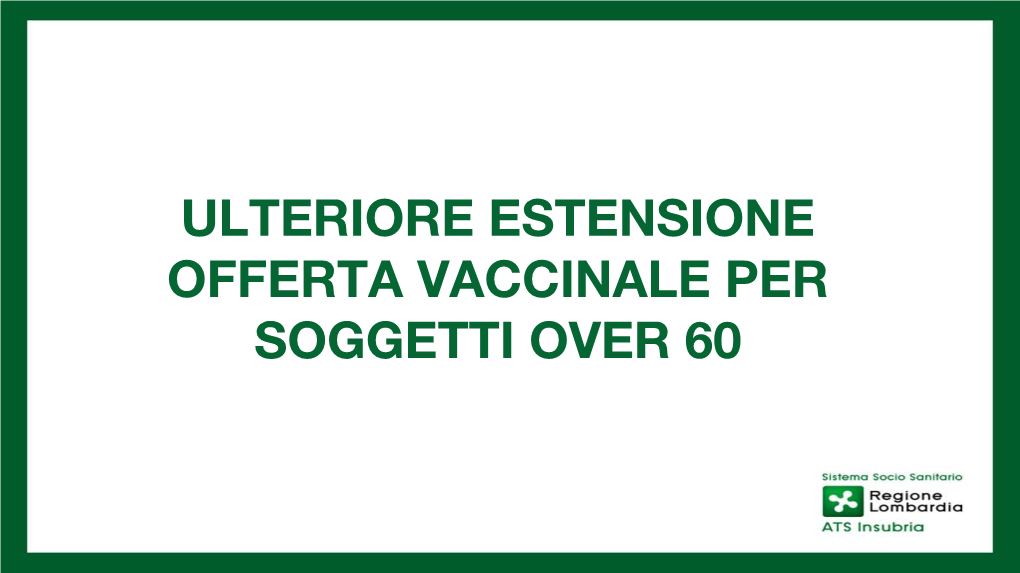 L'elenco Dei Comuni Suddivisi Per Sede Vaccinale E Giorno Di Convocazione