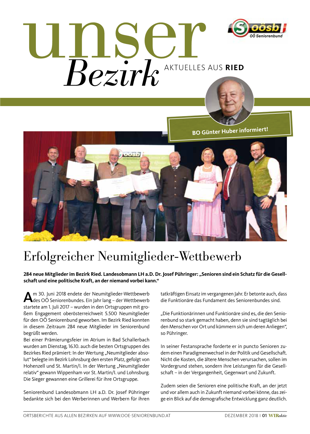 Erfolgreicher Neumitglieder-Wettbewerb