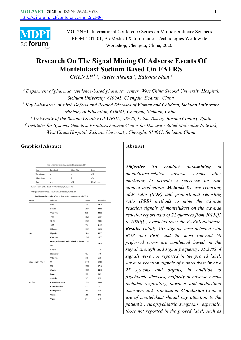 International Journal of Molecular Sciences