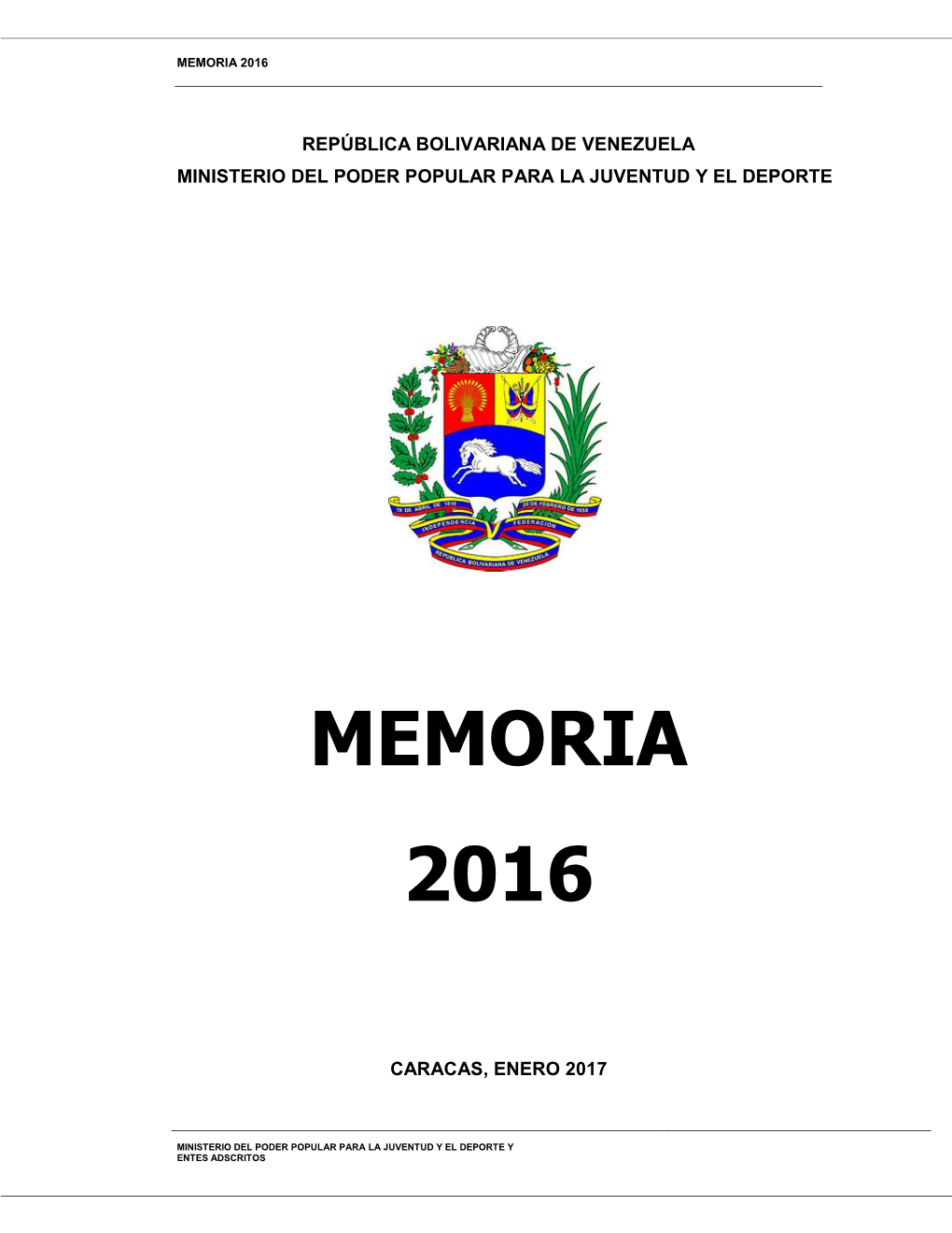 Memoria 2016