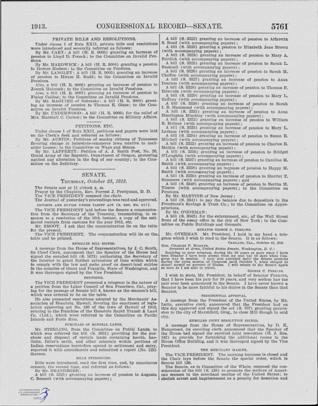 Congressional Record-Senate. 5761'