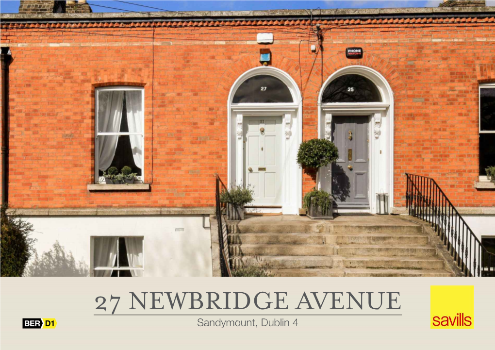 27 Newbridge Avenue Sandymount Dublin 4
