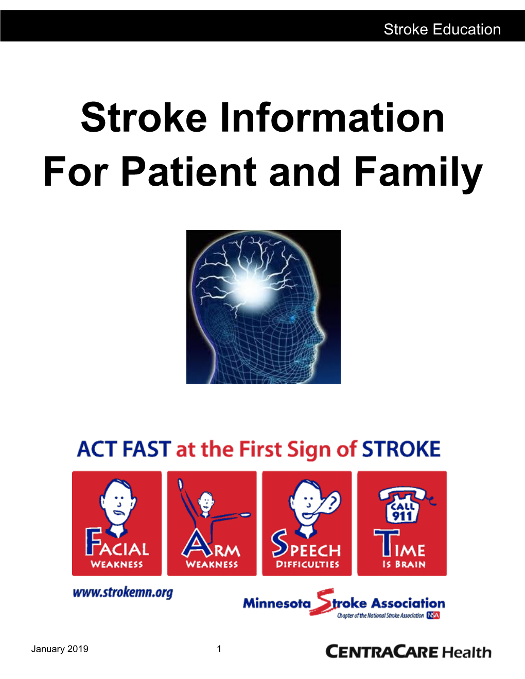 Stroke Information for Patient and Family