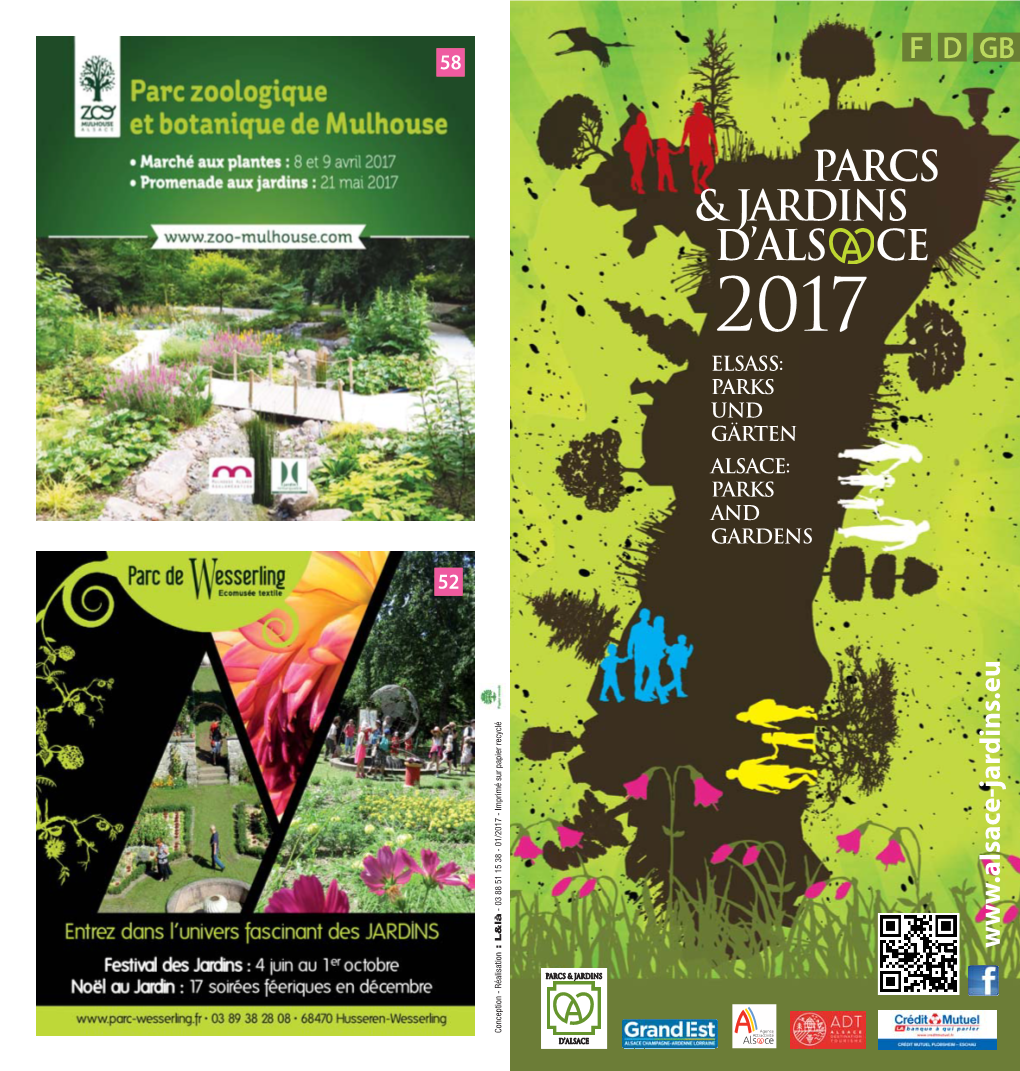 Brochure Parcs & Jardins D'alsace 2017.Pdf