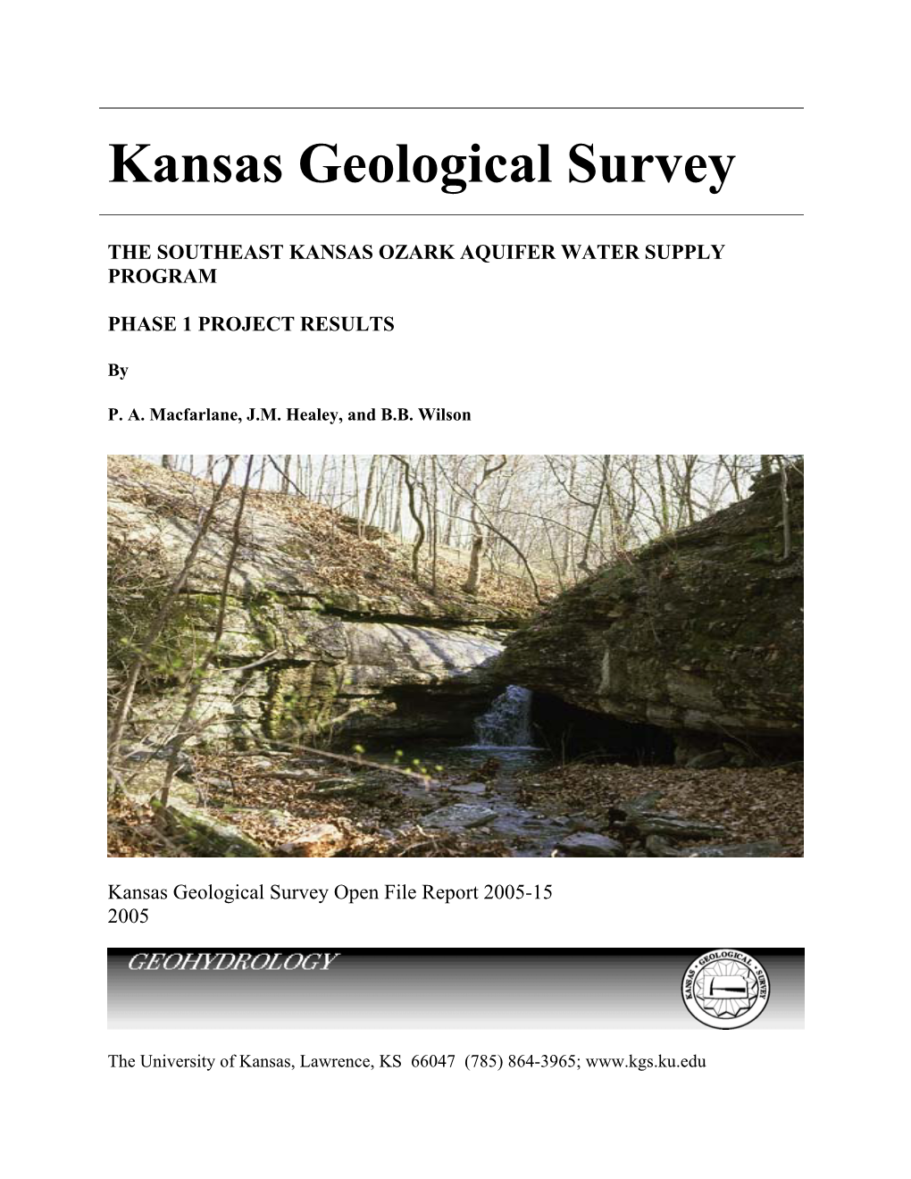 Kansas Geological Survey