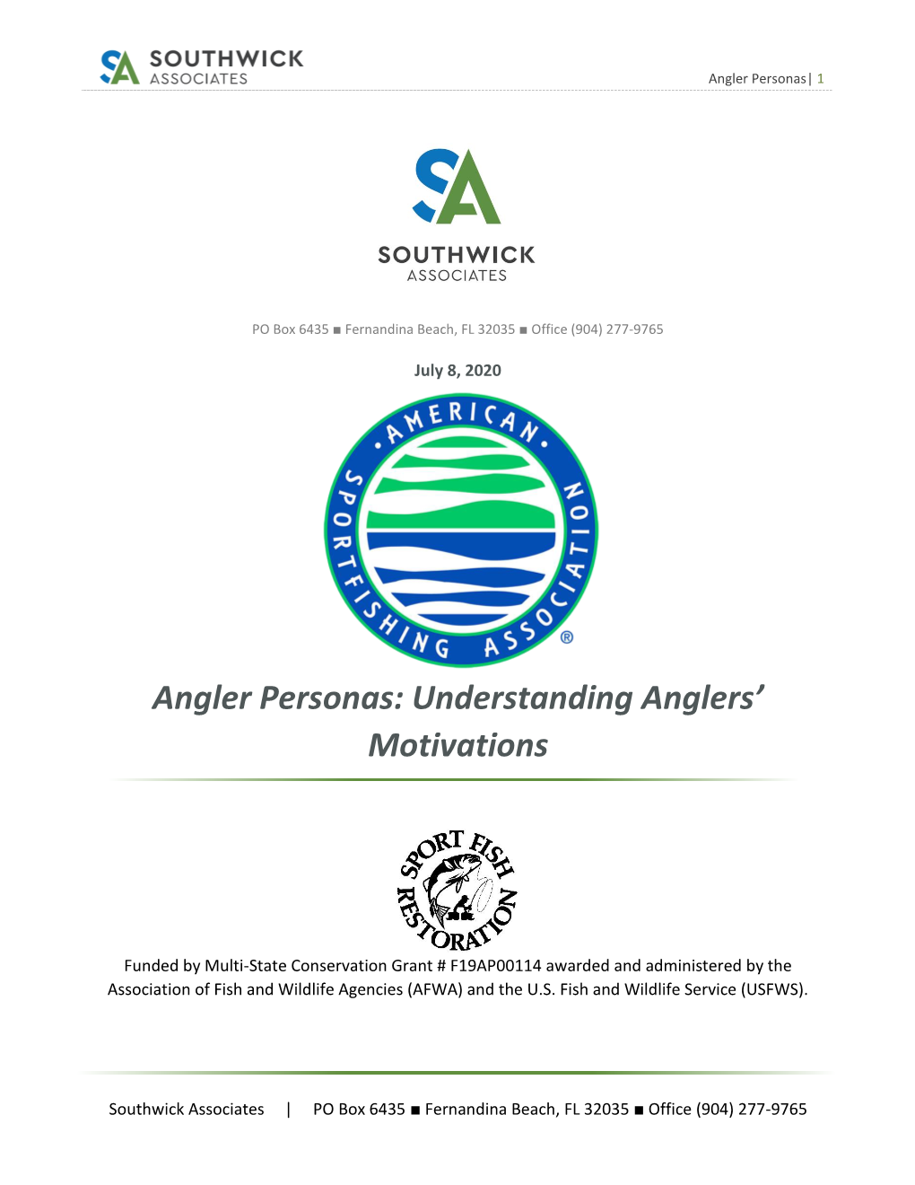 Angler Personas| 1