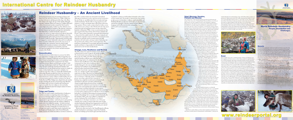 World Reindeer Husbandry Brochure