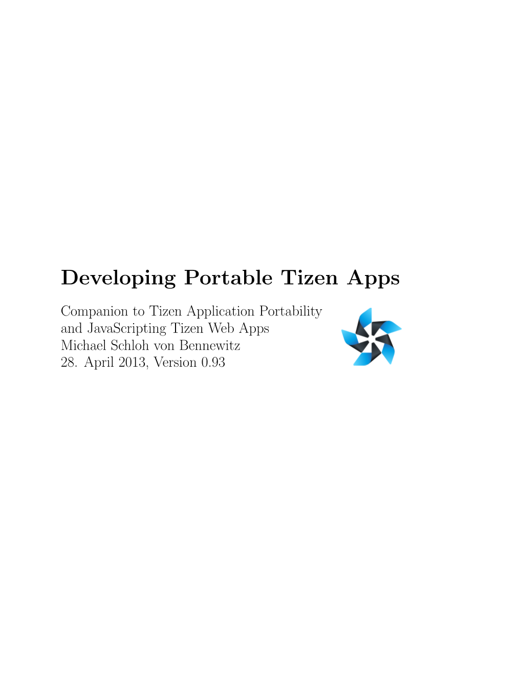 Developing Portable Tizen Apps