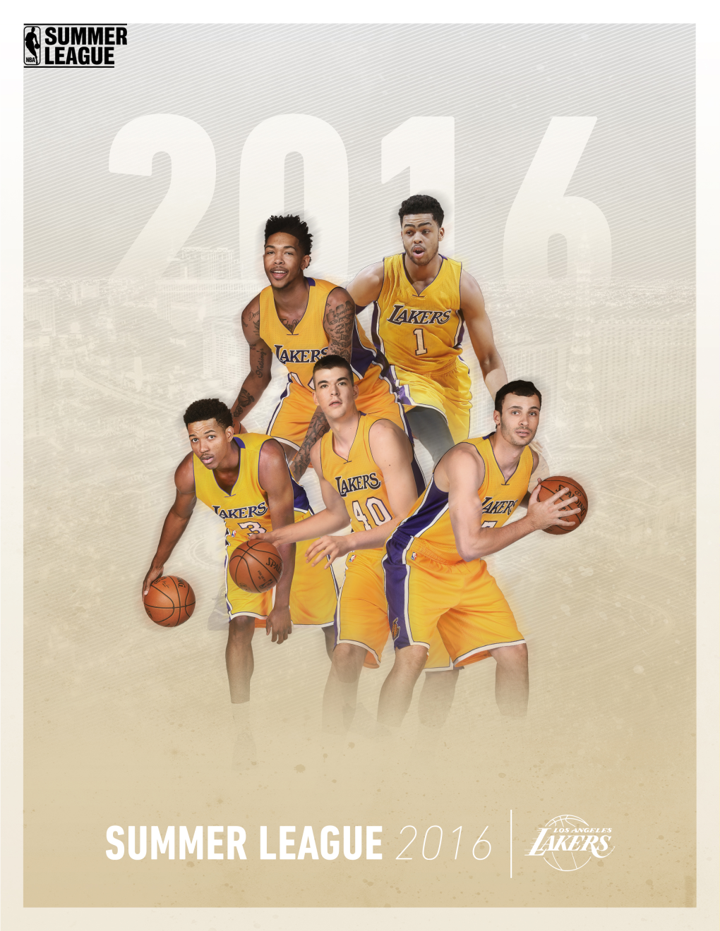 2016 Lakers Summer League Media Guide