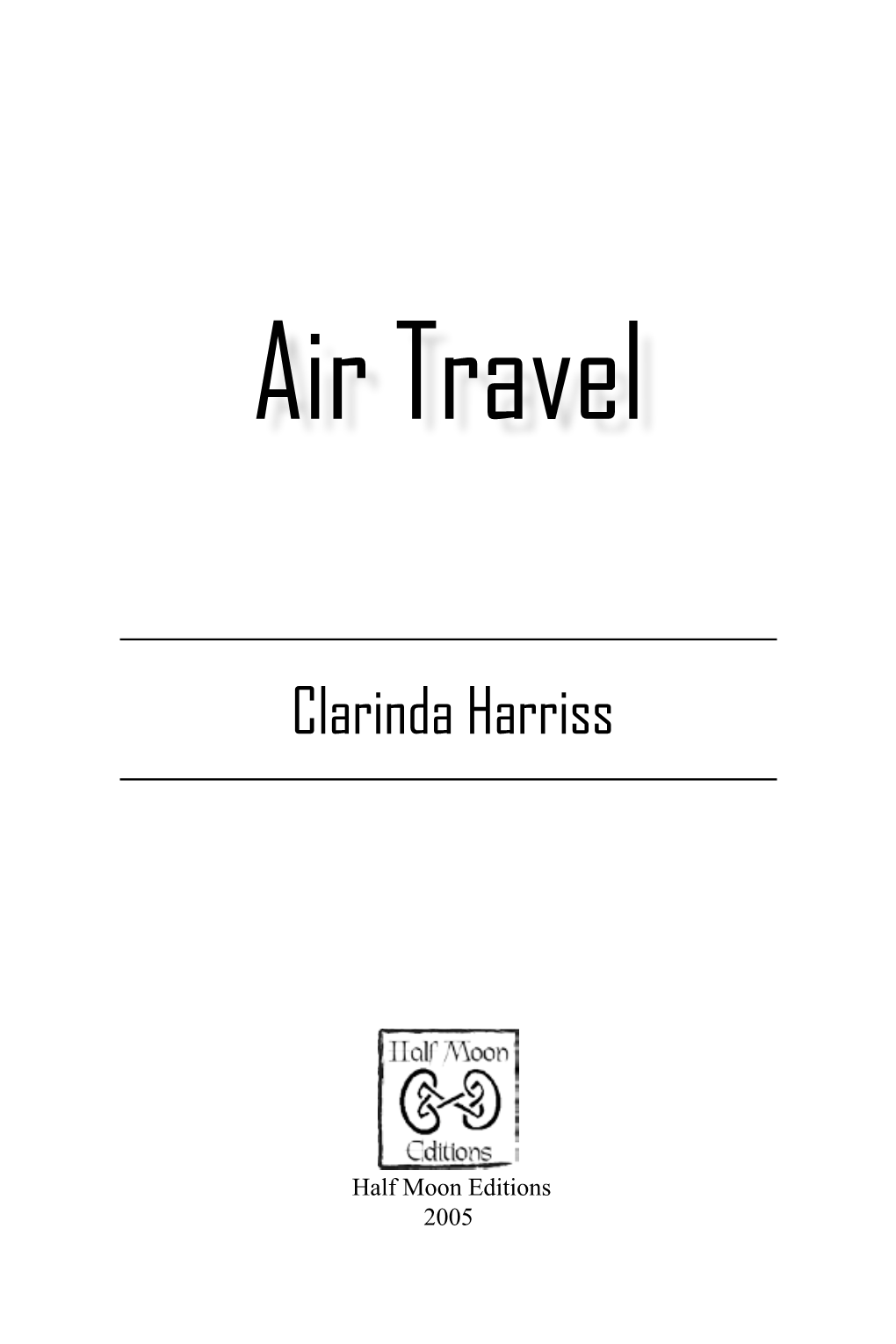 Selected Pages from Air Travel